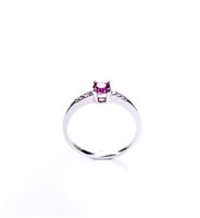 Anello Stocco Gioielli Donna in Oro bianco Zircone ANS 61 - ANS 61
